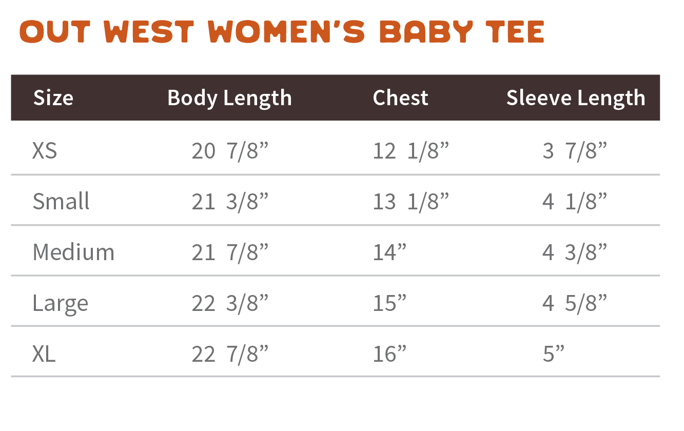 Out West Women's Baby Tee